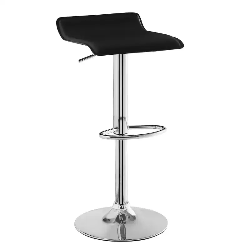 VECELO Bar Stools Set of 2, Counter Bar Stools with Swivel Bar and Adjustable Height, Bar Stools for Kitchen/Bar/Dining Room/Living Room