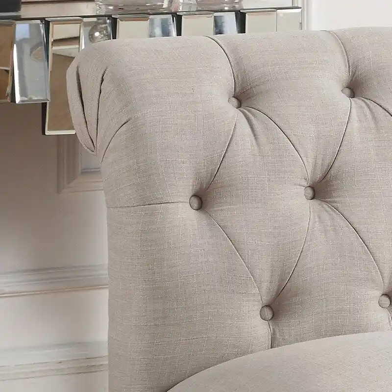 Rosevera LaGuardia Slipper Chair, Chesterfield, Armlesschair