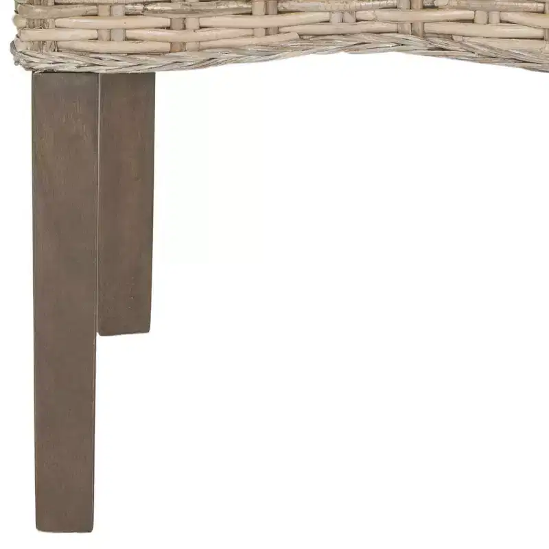 Ozias 19 H Wicker Dining Chair (Set of 2) - SEA8014 - Safavieh