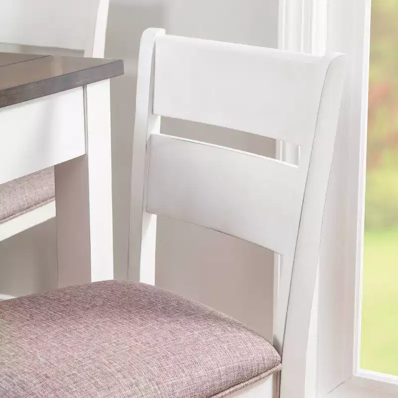 Powell 6pc Bruner Rectangle Counter Height Dining Set White
