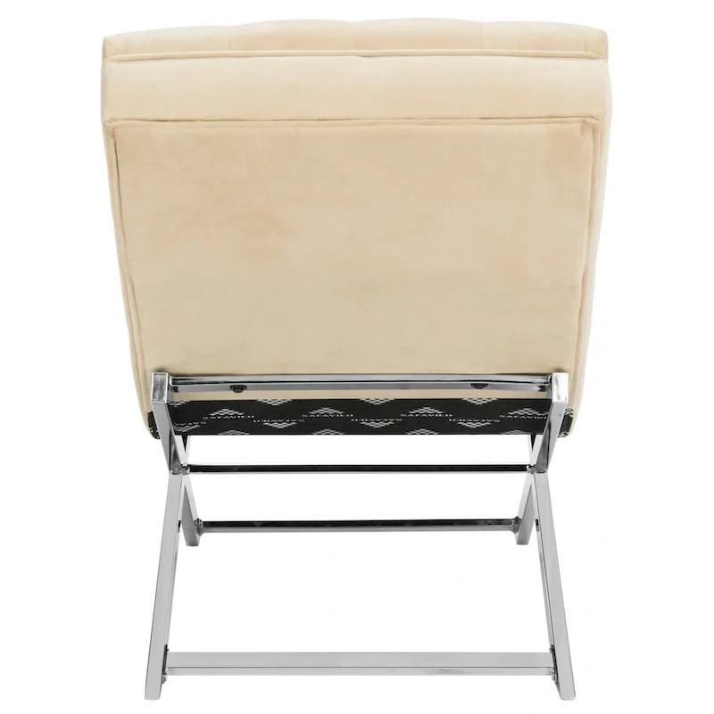 SAFAVIEH Cheri Chaise with Round Pillow - 65Wx23Dx33H