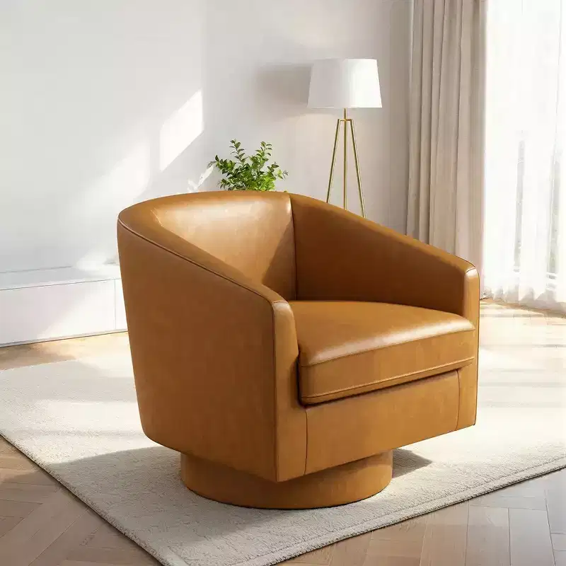 Swivel Accent Chair with 360-Degree Rotating Base – Available in Set of 1 or 2