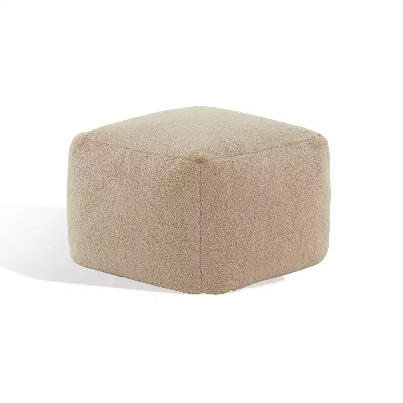 Samuels Boucle Pouf - SFV5041 - Safavieh Couture
