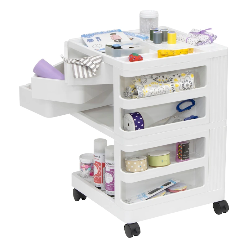 Studio Designs Kubx Pro Mobile Rotating 4-Sided Storage Organizer - 18 W x 18 D x 26 H