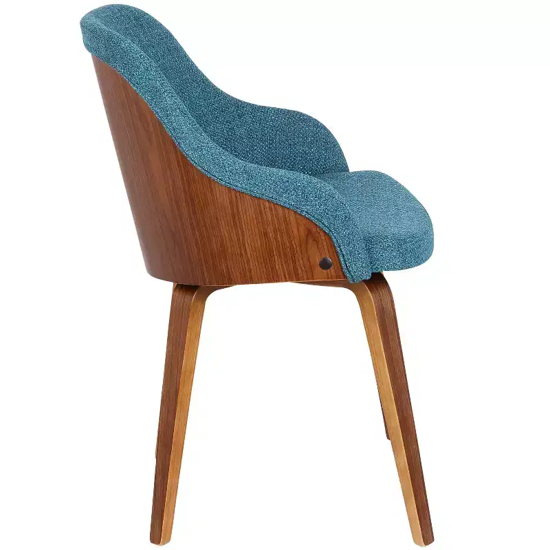 Bacci Mid Century Modern Dining Accent Chair - Lumisource