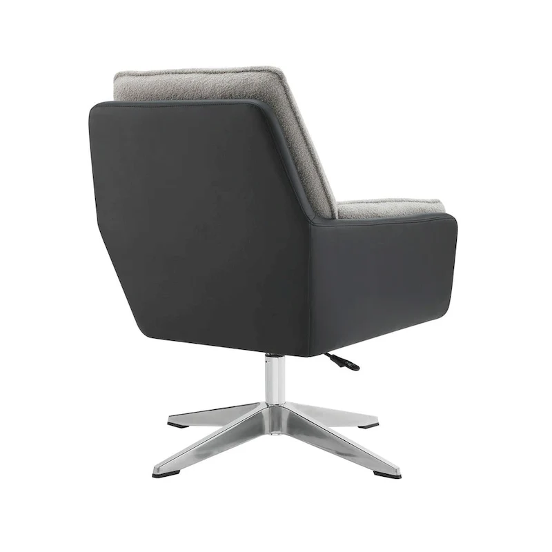 Marcia Swivel Sherpa Chair Accent Chair
