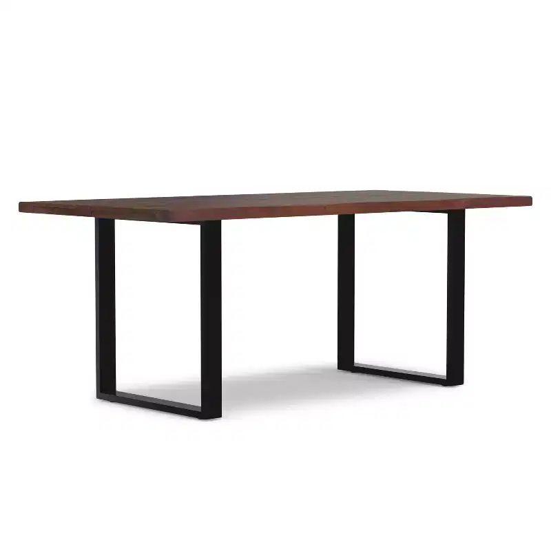 Amity 72 inch x 36 inch Rectangle Modern Industrial Dining Table