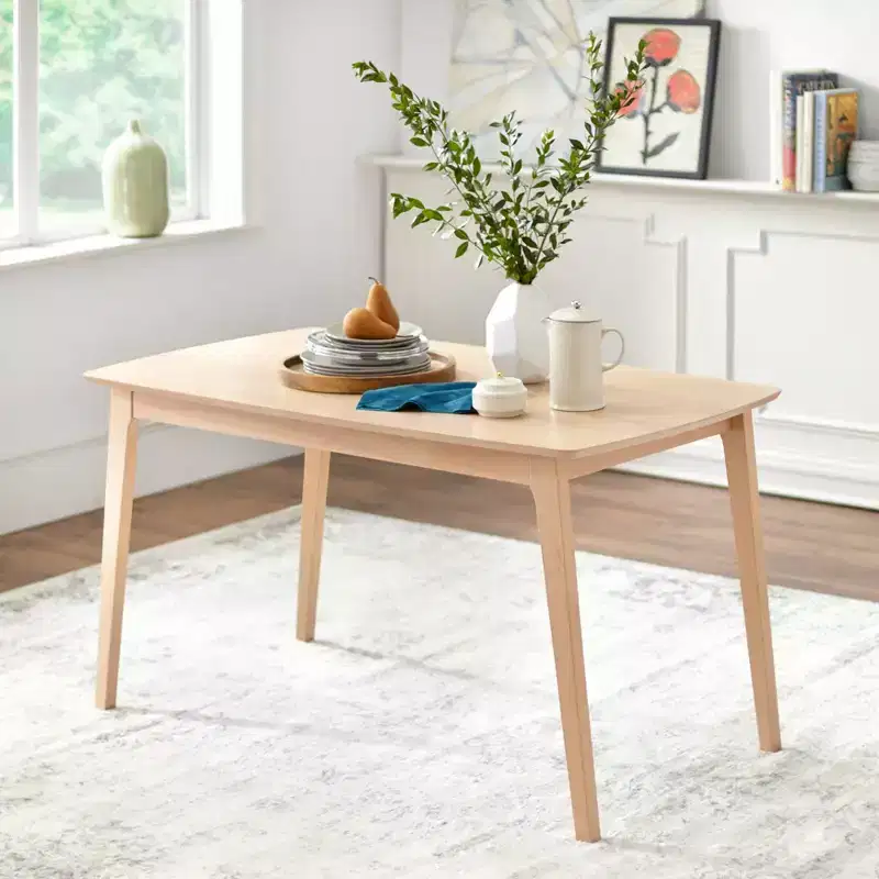 Buylateral Cadiz Mid Century Modern Dining Table Beech/Natural