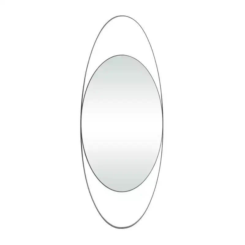 Metal Oval Wall Mirror
