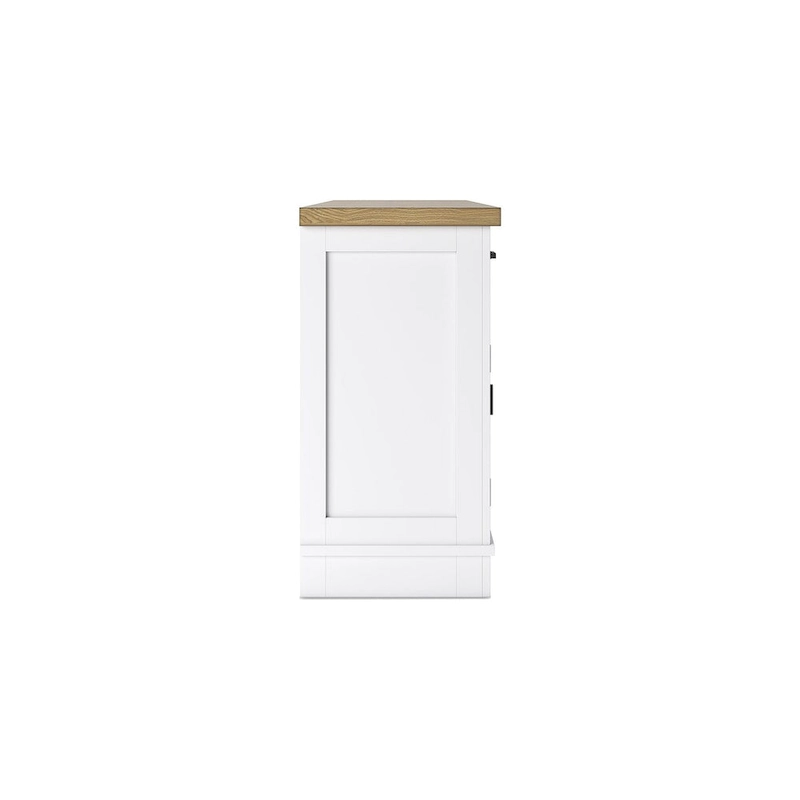 Signature Design by Ashley Ashbryn White/Natural Dining Server - 60 W x 19 D x 37 H