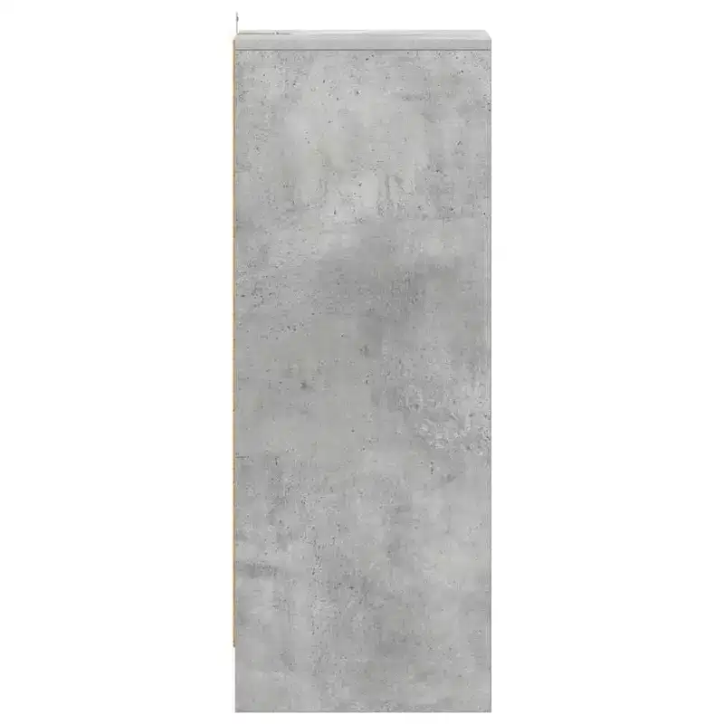 vidaXL Shoe Cabinet Concrete Grey Engineered wood Medium Shoe Cabinet