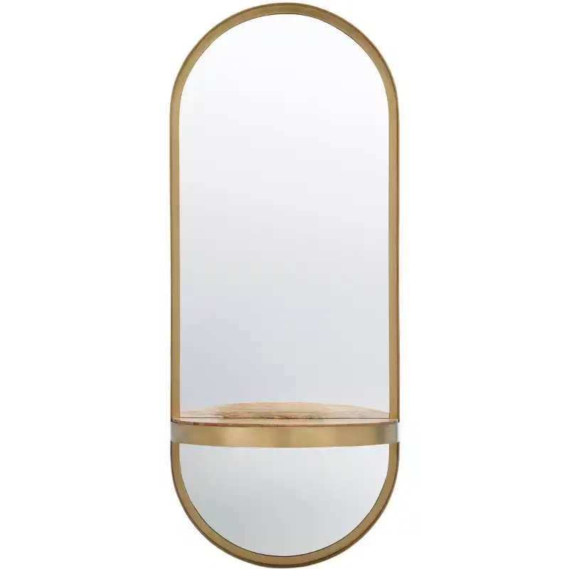 Mirror - 18 x 44.5 - MRR3064 - Brass
