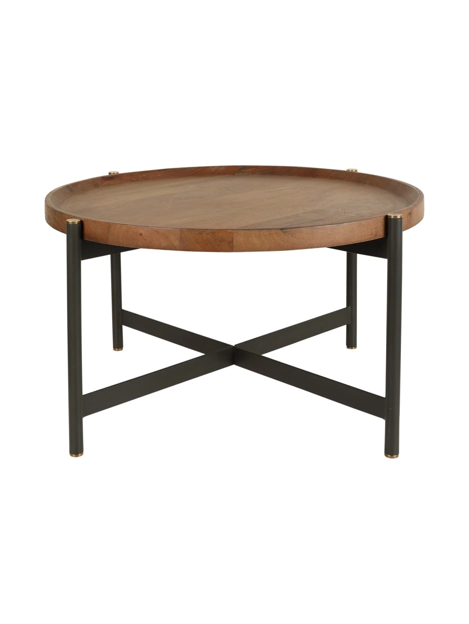 Wood Coffee Table with Foldable for Living Room