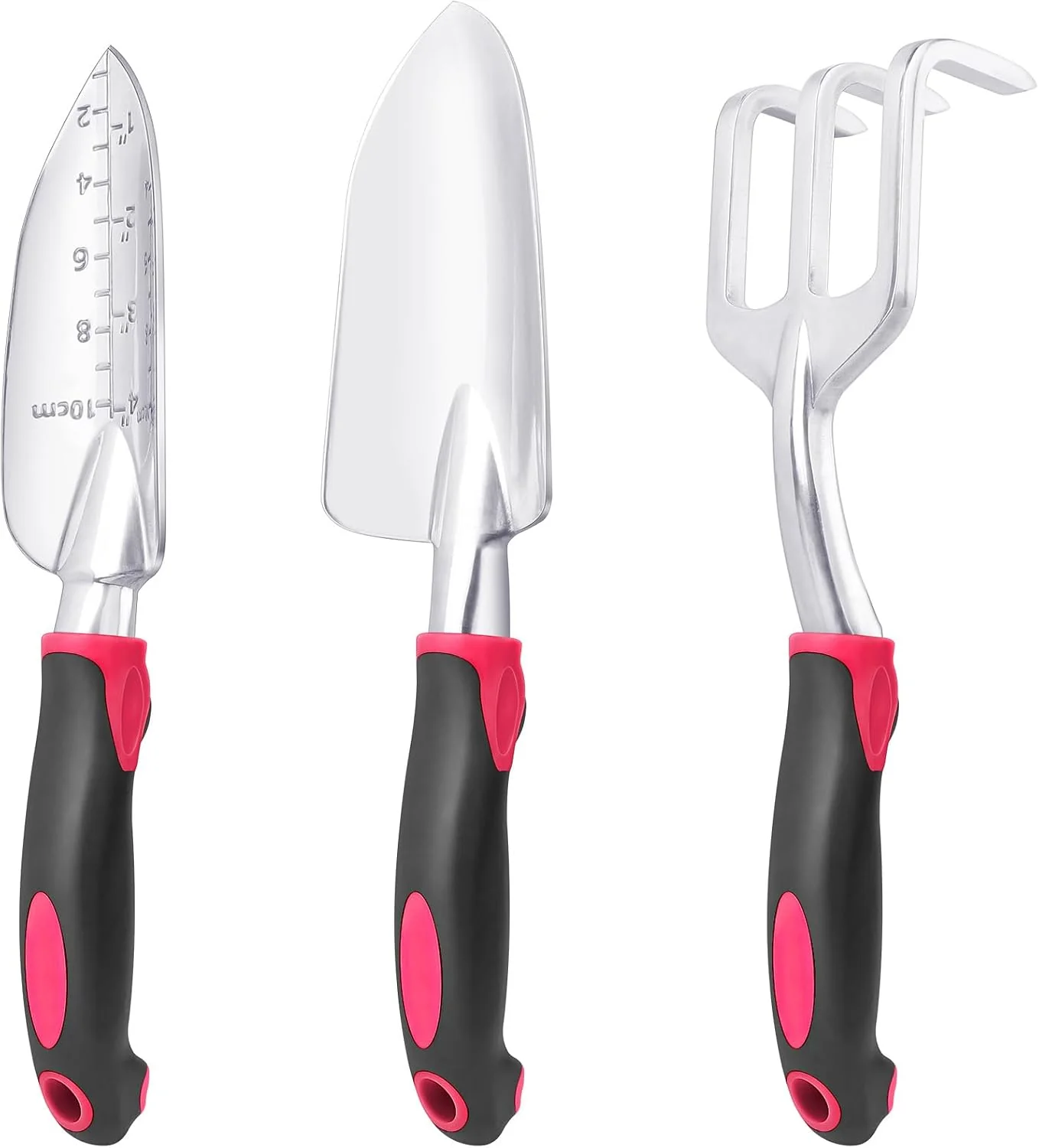 3-Piece Heavy Duty Garden Tool Set with Ergonomic Non-Slip Handle