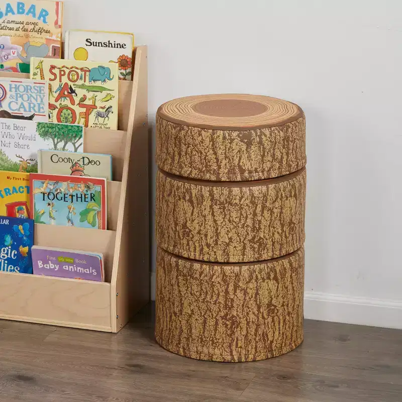 SoftZone Tree Stump Stool Set 3-Piece