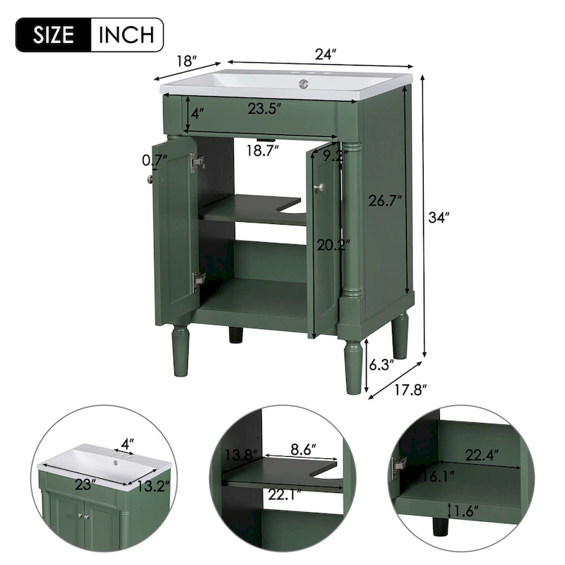 Single Sink Bathroom Vanity