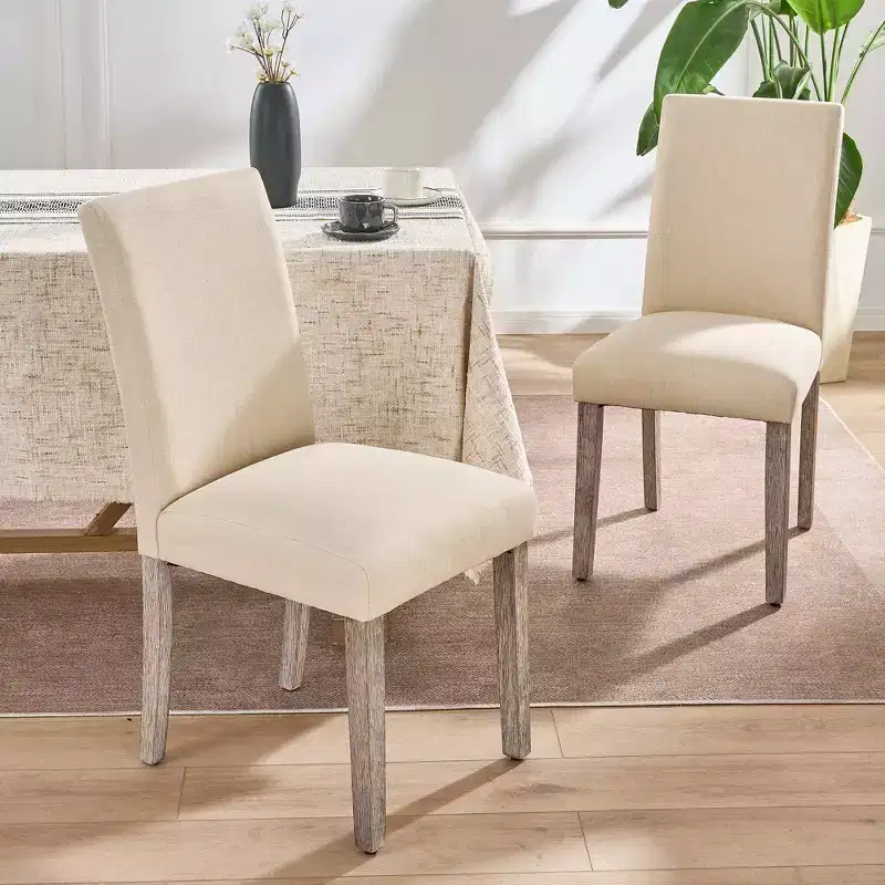 FERPIT 2 Pack Stylish Modern Upholstered Dining Chairs