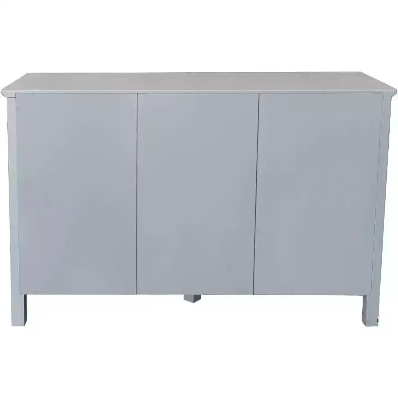 Kings Brand Furniture Evans Sideboard Buffet Console Table Storage Cabinets, White