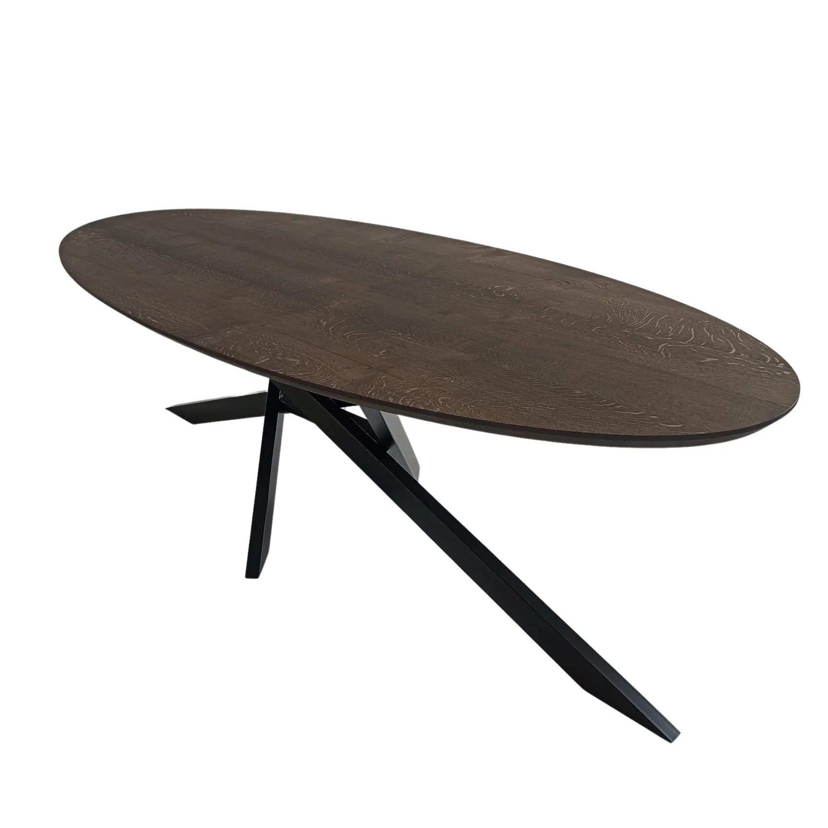 Oval Oak Dining Table - Oval oak dining room table The colour of the table on the photo is charcoal - the table available in 4 various colours The