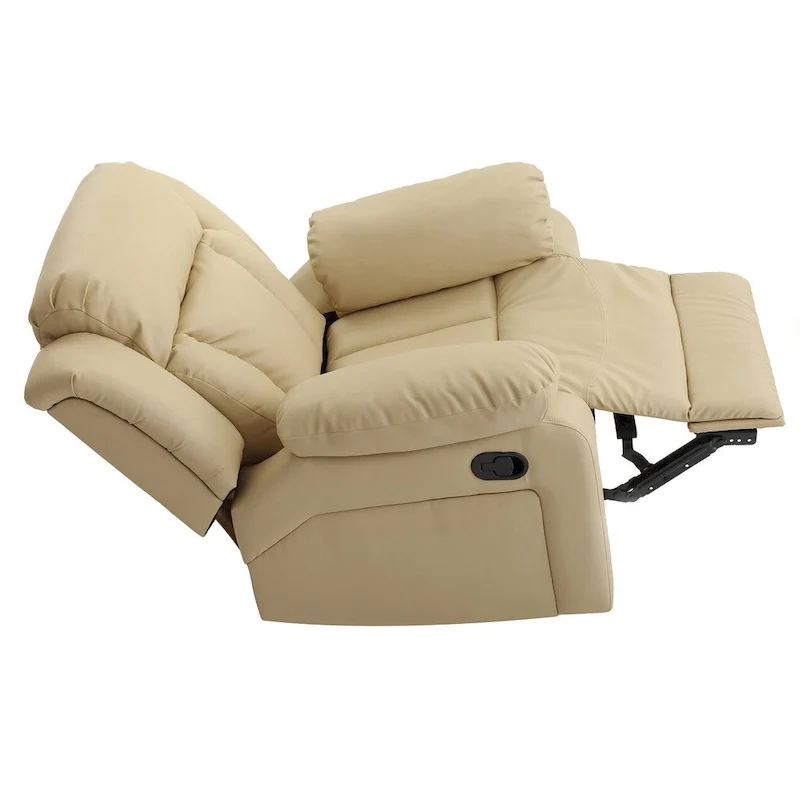 Daria Faux Leather Upholstery Reclining Chair - 38L x 37W x 41H