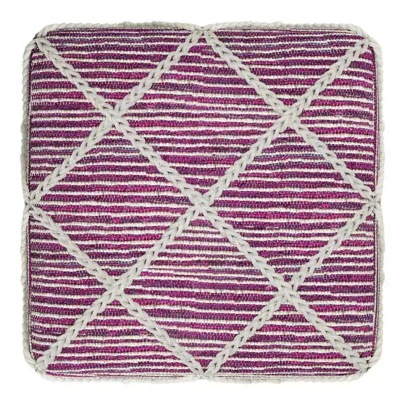 Woodley Square Pouf - WyndenHall