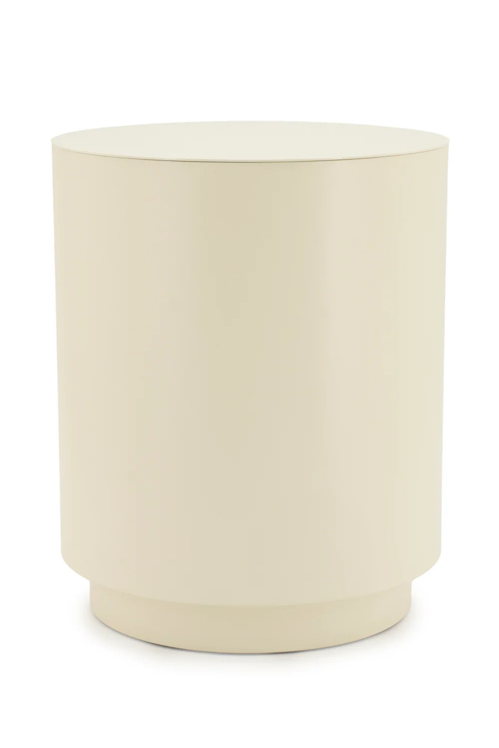 Cylindrical Iron Side Table
