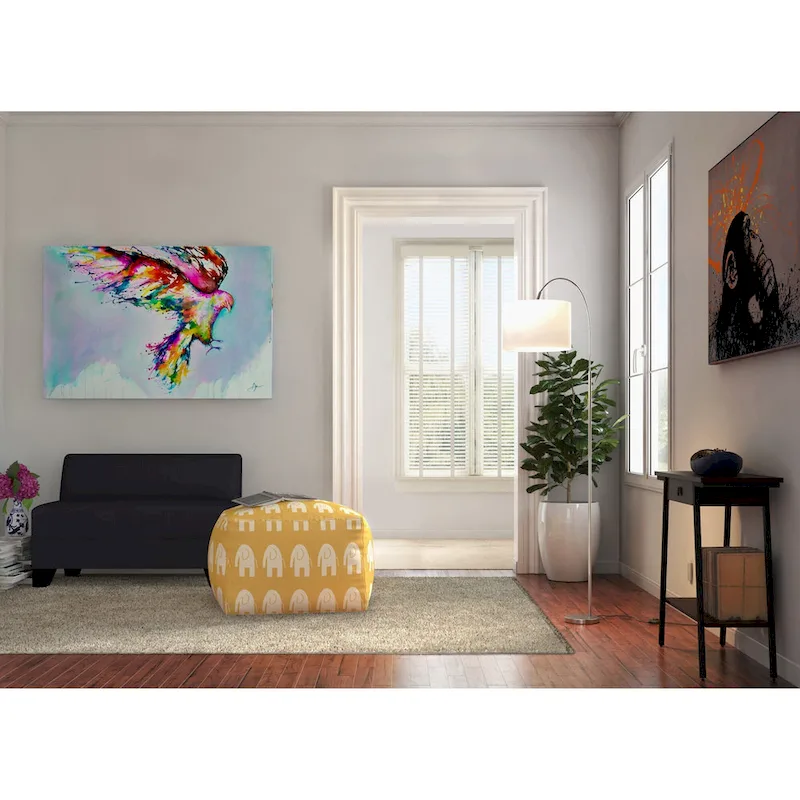 Leick Home Empiria Wood Console Table with Drawer and Metal Frame