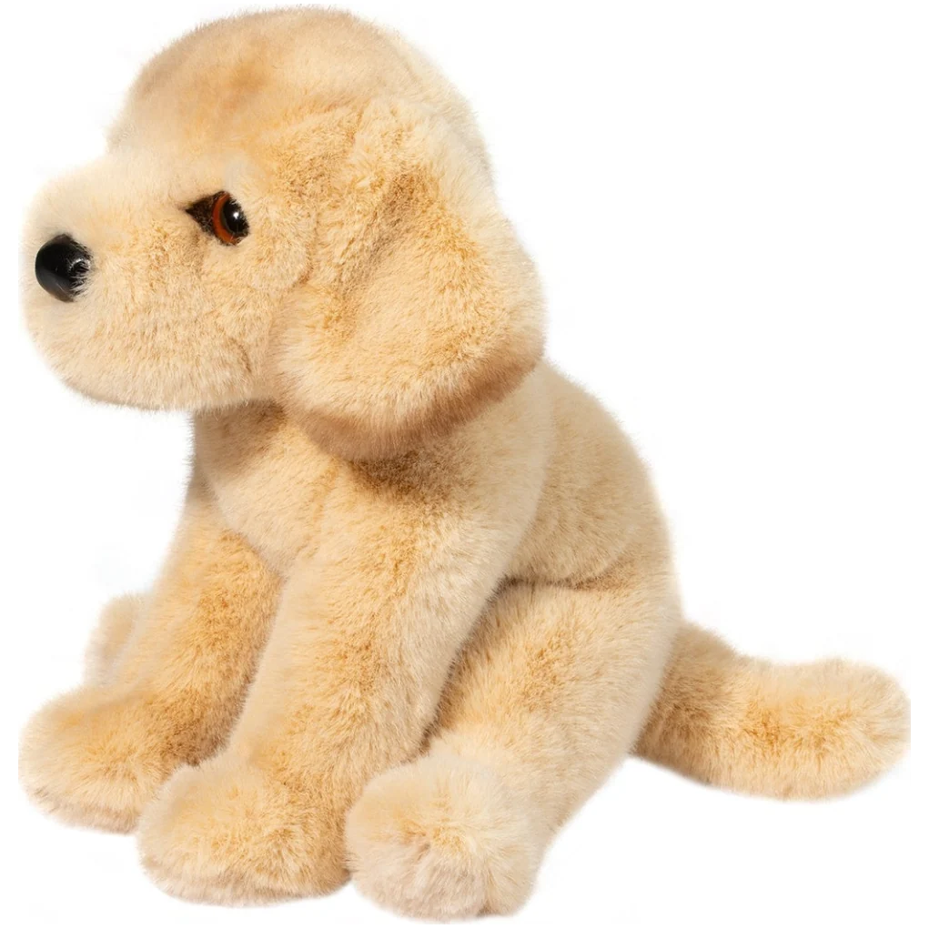 Ace Yellow Lab Stuffed Animal Plush Puppy Sitting Poseable Toy