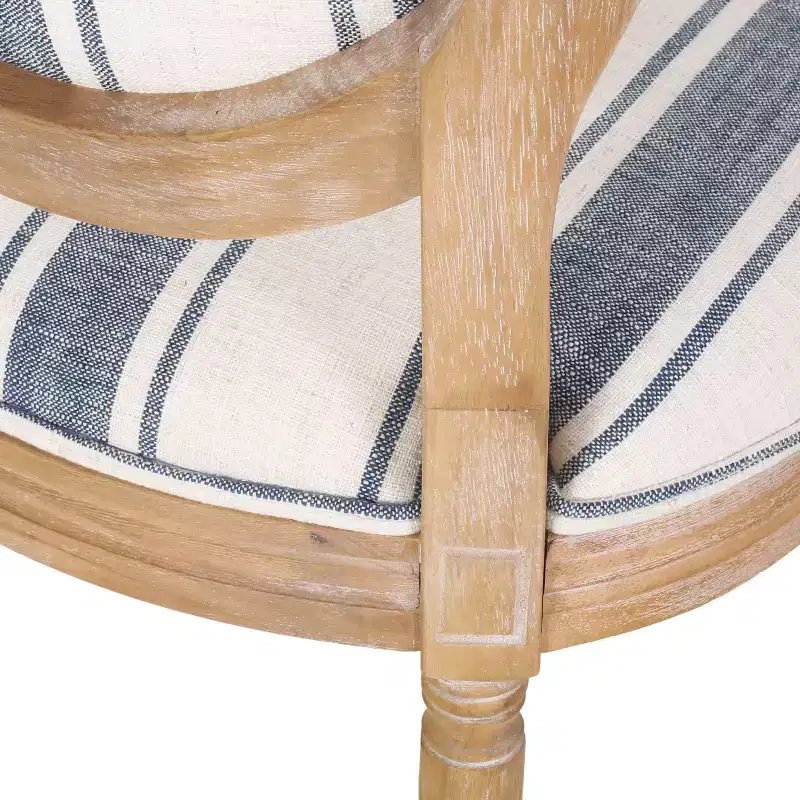 GDFStudio Newman Traditional Upholstered Rubberwood Dining Chairs (Set of 4)