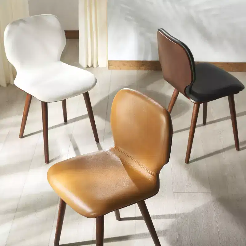 Tazmyn Dining Chair - SFV4157 - White/Walnut - Safavieh Couture