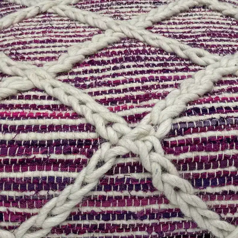 Woodley Square Pouf - WyndenHall