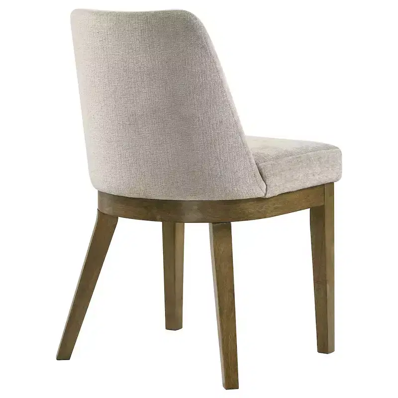 Coaster,Castlewood Upholstered Dining Side Chair Brown Oak (Set of 2)
