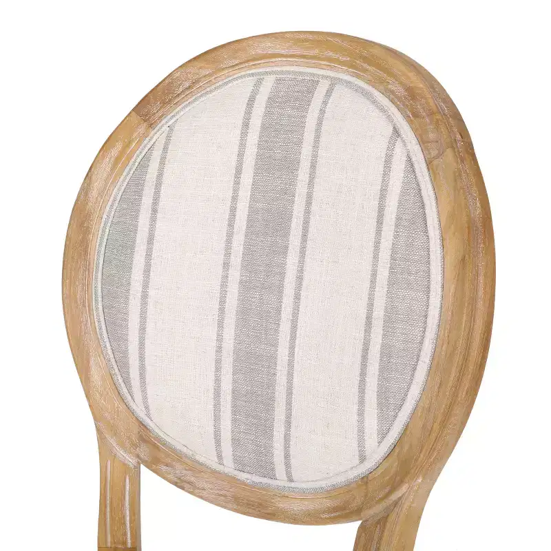 GDFStudio Newman Traditional Upholstered Rubberwood Dining Chairs (Set of 4)