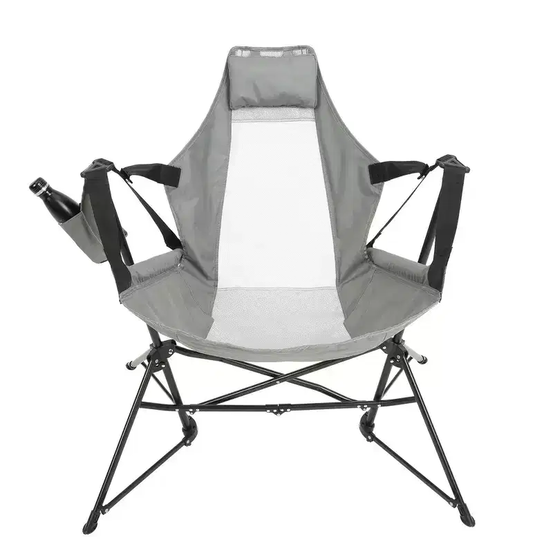 Whisen Hammock Camping Chair & Rocking Chair with Pillow Cup Holder, Recliner with Carry Bag