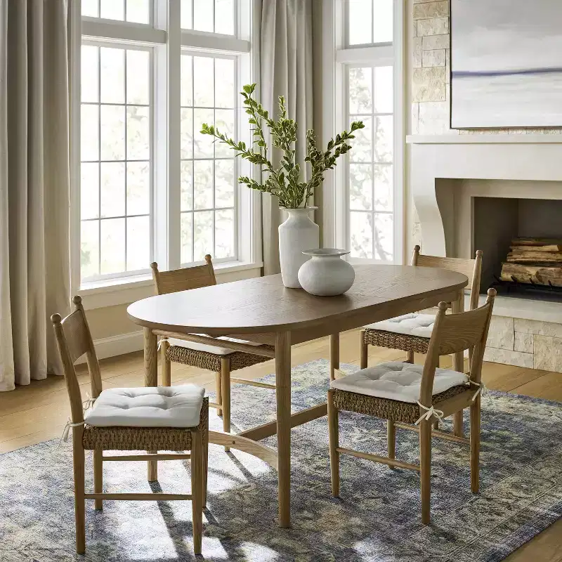 2pk Cardamine Wooden Dining Chairs Natural - Threshold™ designed with Studio McGee