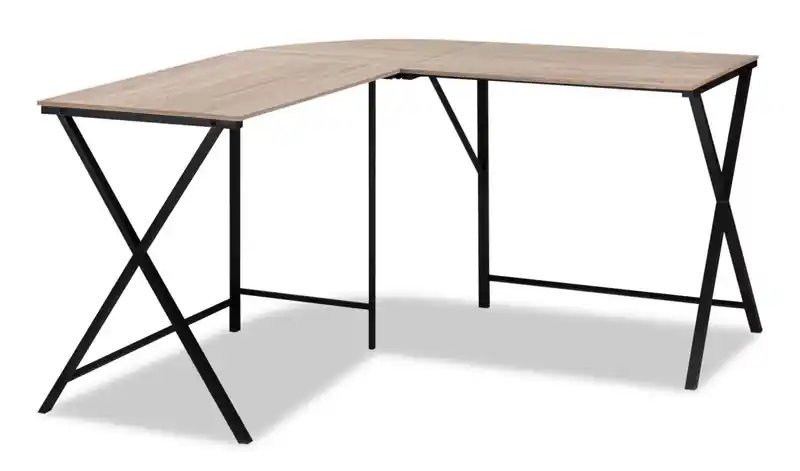 55.25 L-Shaped Corner Office Desk