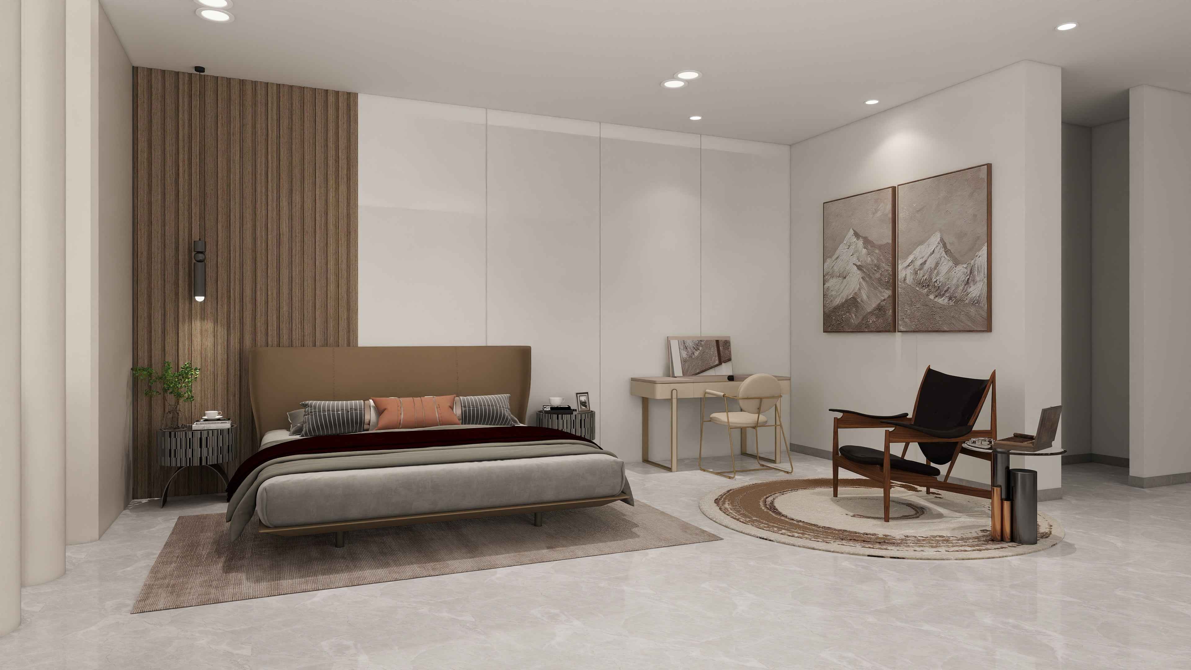 Versatile Round Side Table and Corner Table for Living Room