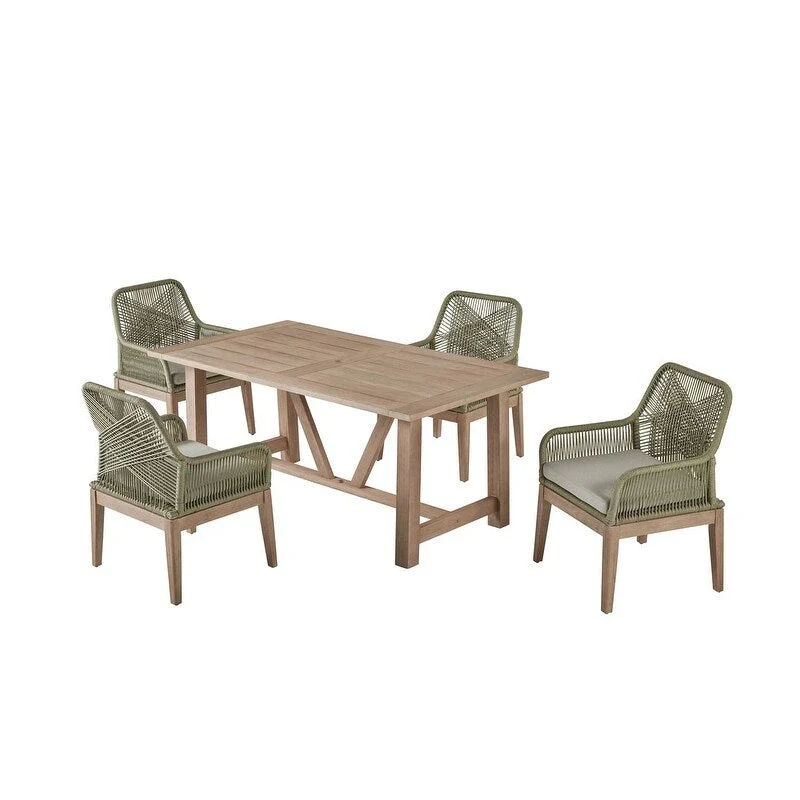 Best Quality Furniture Wood Patio Sets with Umbrella Hole