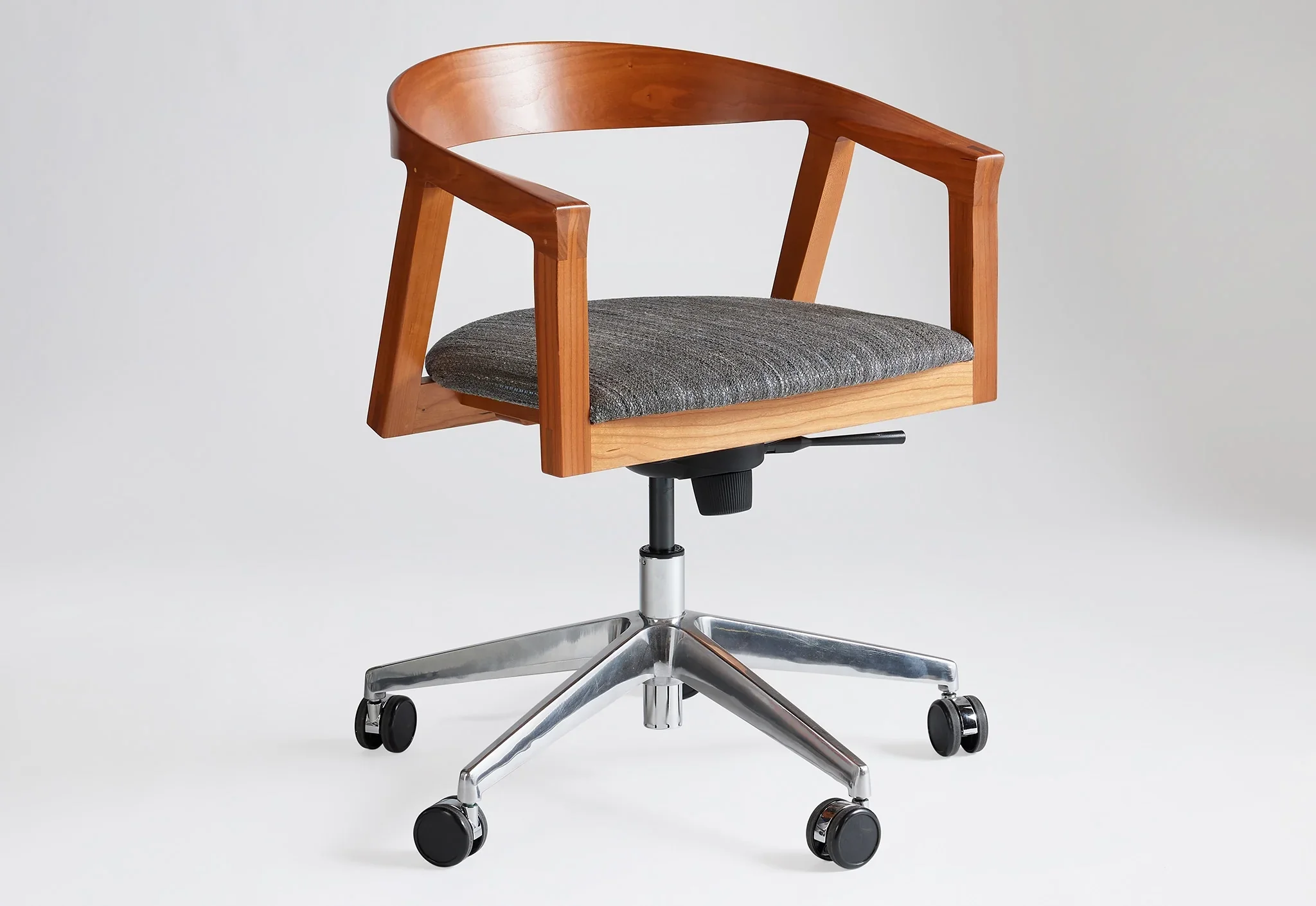 The NYPL Branch Swivel Chair - The originally designed in collaboration with the has been updated to combine the same