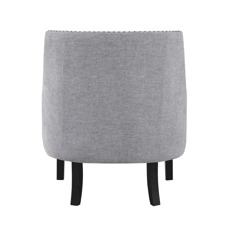 Modern Traditional Accent Chair Chenille Upholstery Button-Tufted Solid Wood 1pc Living Room Furniture