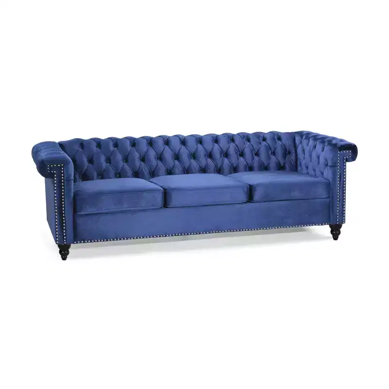 Christopher Knight Home Parkhurst 3 Seater Sofa with Nailhead Trim