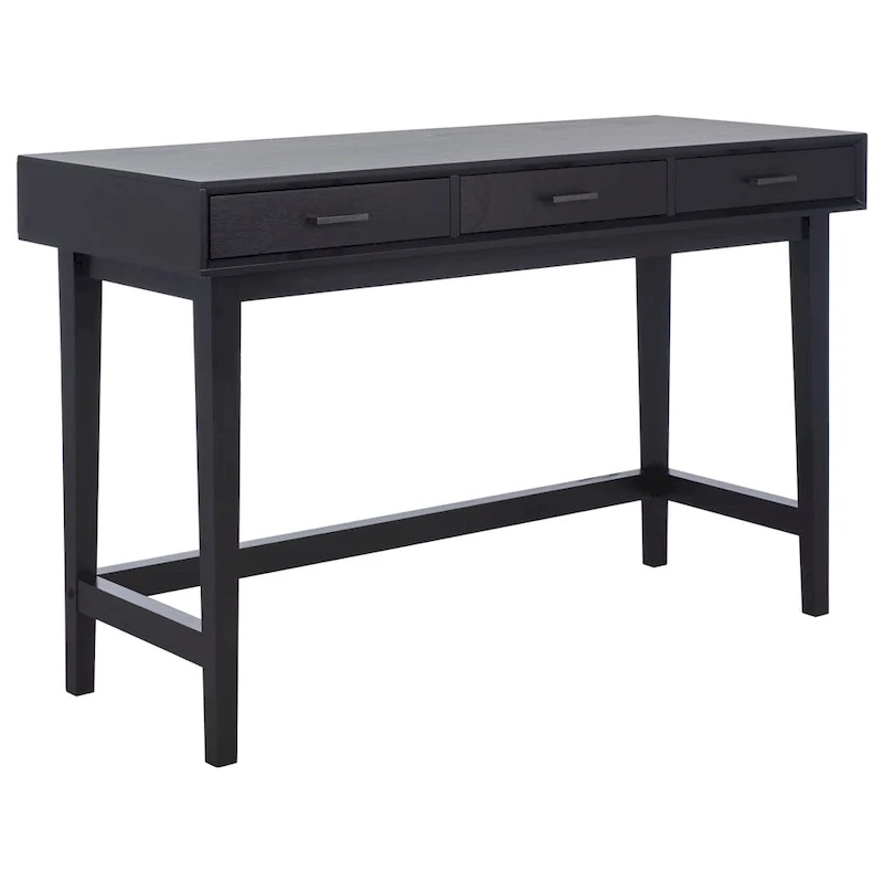 Delsie Mid-Century 3-Drawer Desk