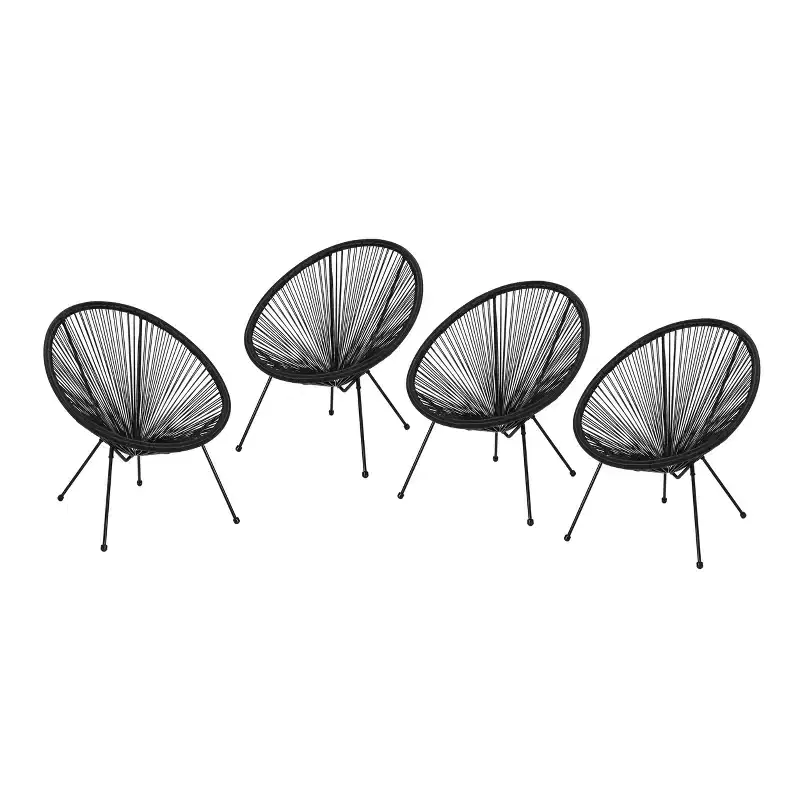 Christopher Knight Home Anson Outdoor Hammock Weave Chairs (Set of 4)