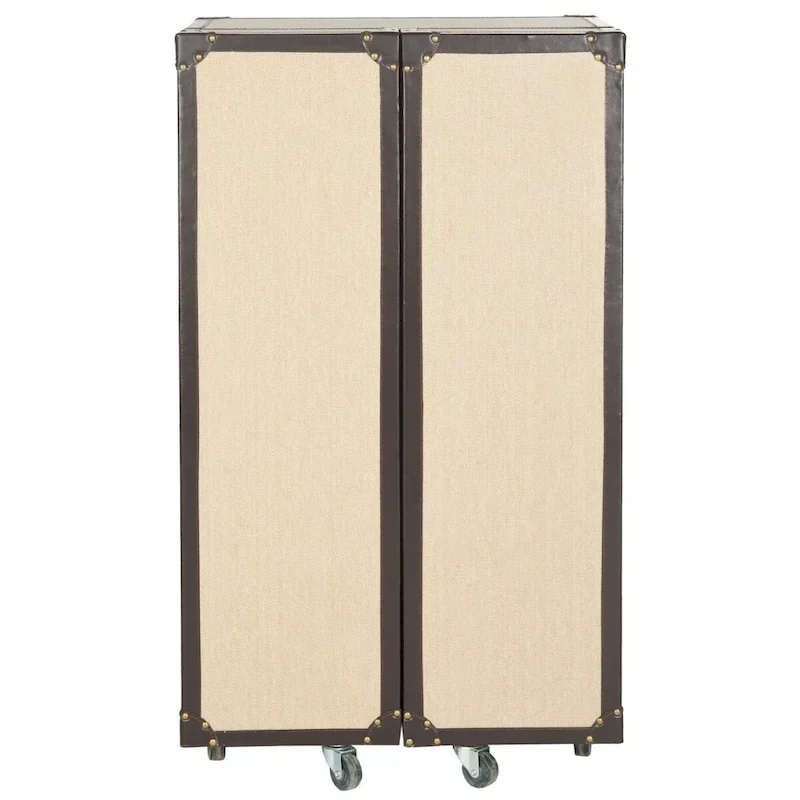 SAFAVIEH Krista Storage Beige Bar Cabinet - 23.6 x 17.7 x 42.1 - 24Wx18Dx42H