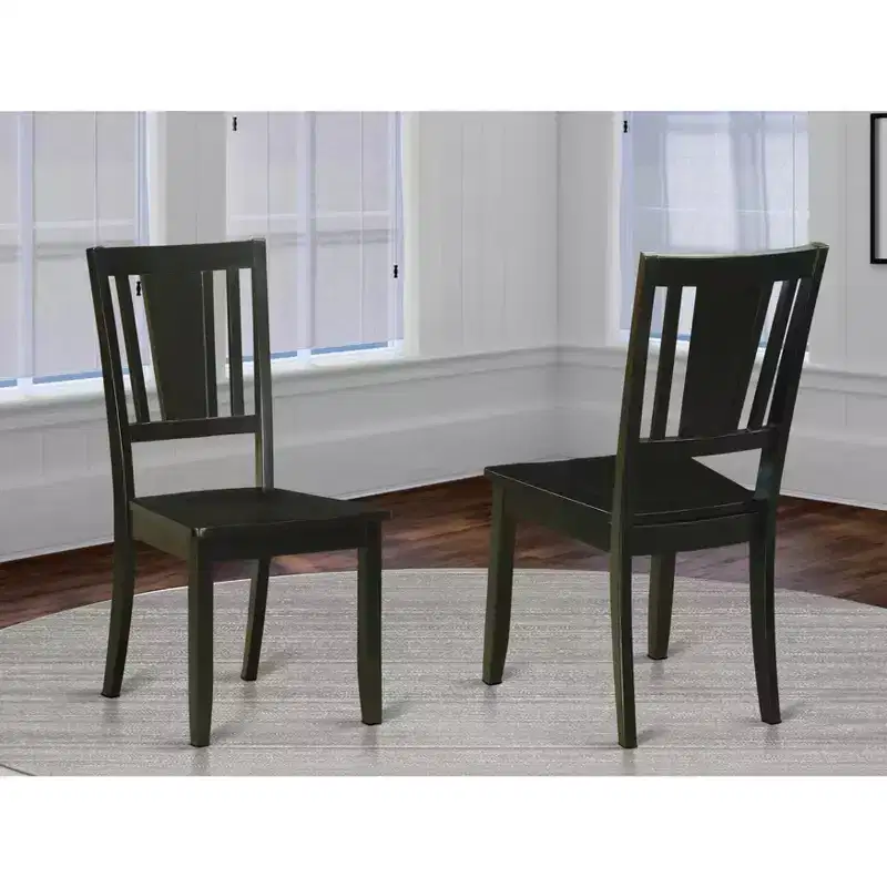 Homestock Hollywood Regency Dining Chair, Slatted Back And Wooden Seat
