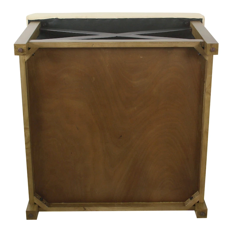 HomePop Tufted Top square cocktail Ottoman