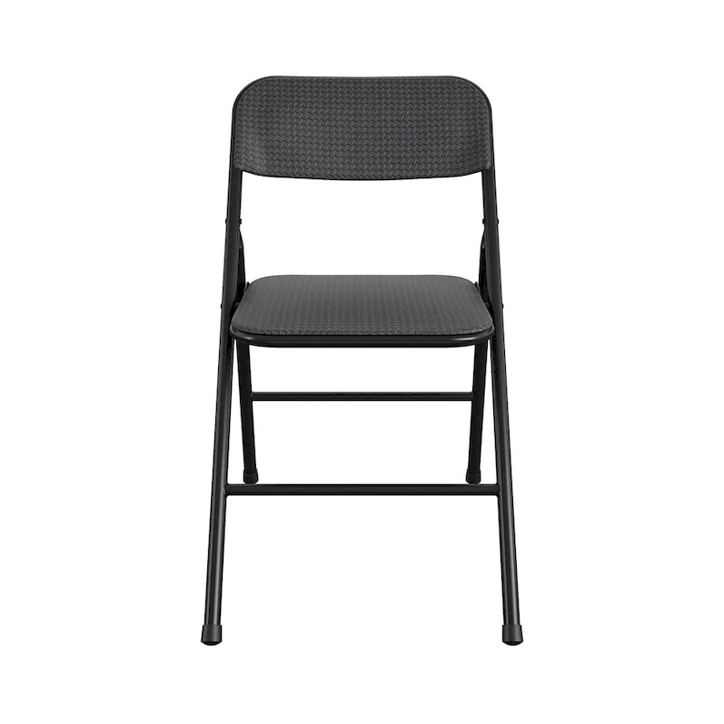 COSCO 5-Piece Folding Vinyl Table and Fabric Chair Set - 5 piece