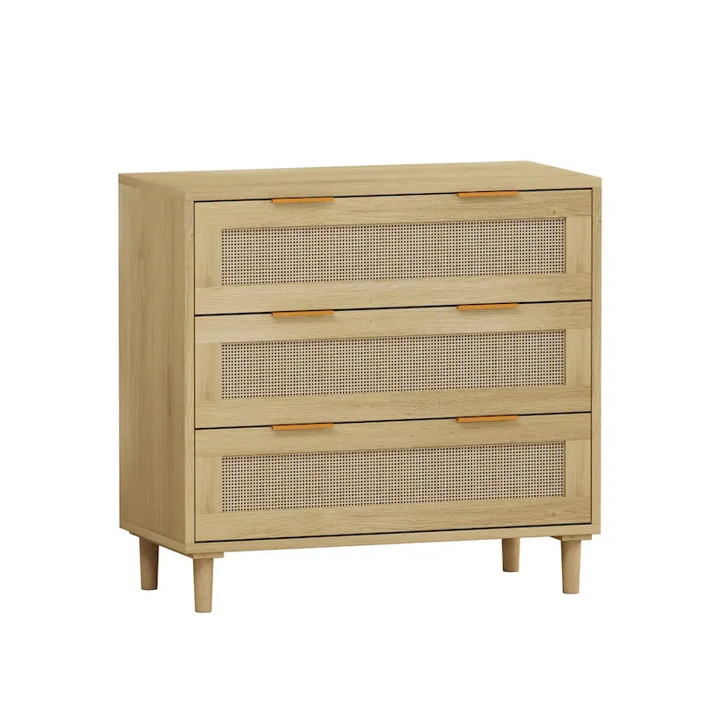 31.50L 3-Drawers Rattan Cabinet