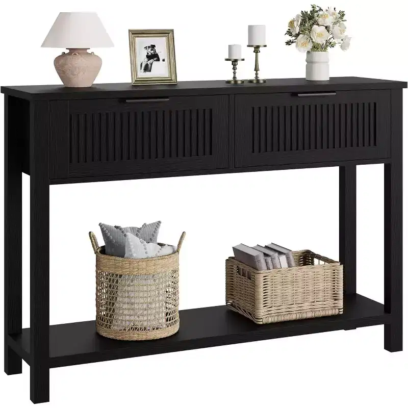 Loft Bed with Desk and Shelves – Twin Size