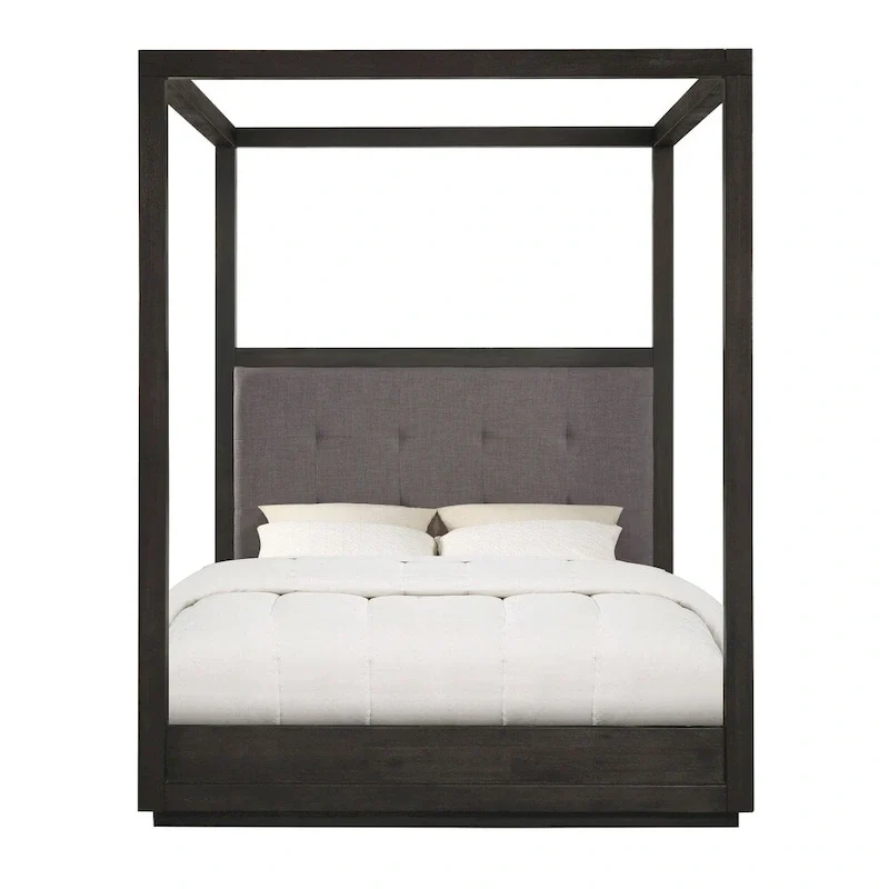 Carbon Loft Barron King-size Canopy Bed